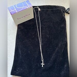 Lia Sophia Cross Necklace - Blessings